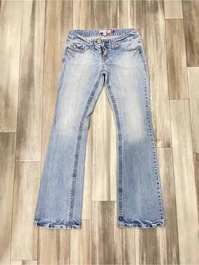 Aeropostale size 7/8 long Light Wash Women’s Bootcut Jeans